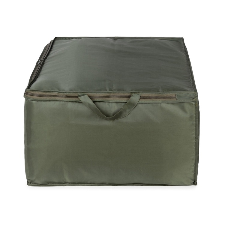 Oppbevaringsboks av resirkulert plast, Myk, ECOLOGICAL GREEN, 70 x 50 x H 30 cm, Grønn
