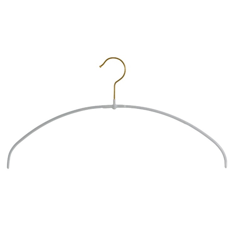 Sklisikker kleshenger, 40 cm, perlehvit