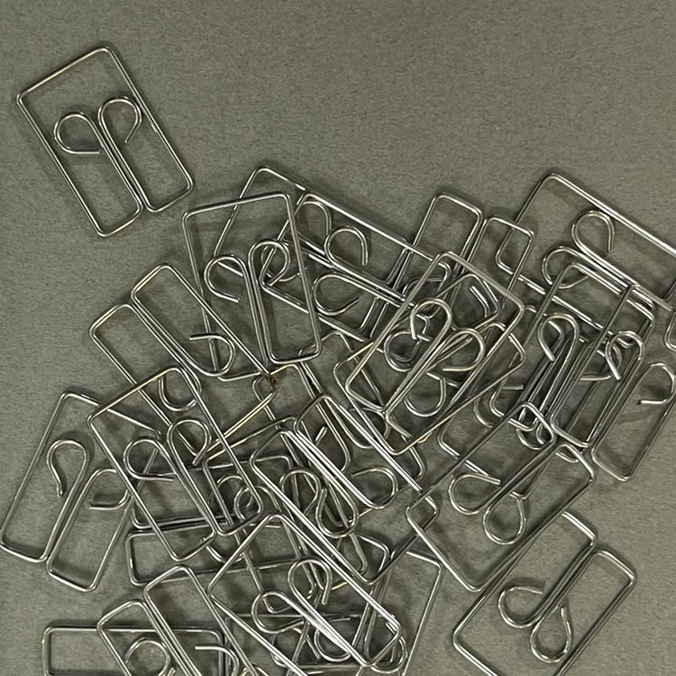 Binders i metall, 100 stk, OWL, 2,7 cm, Sølv
