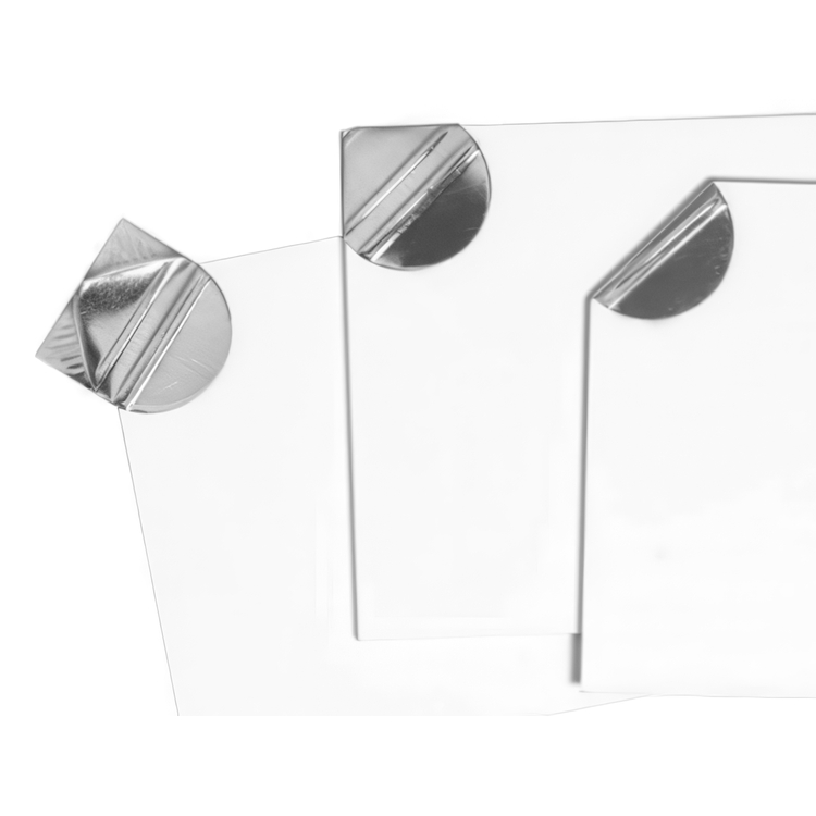 Binders, 100 stk., ALUMINIUM CORNER CLIPS