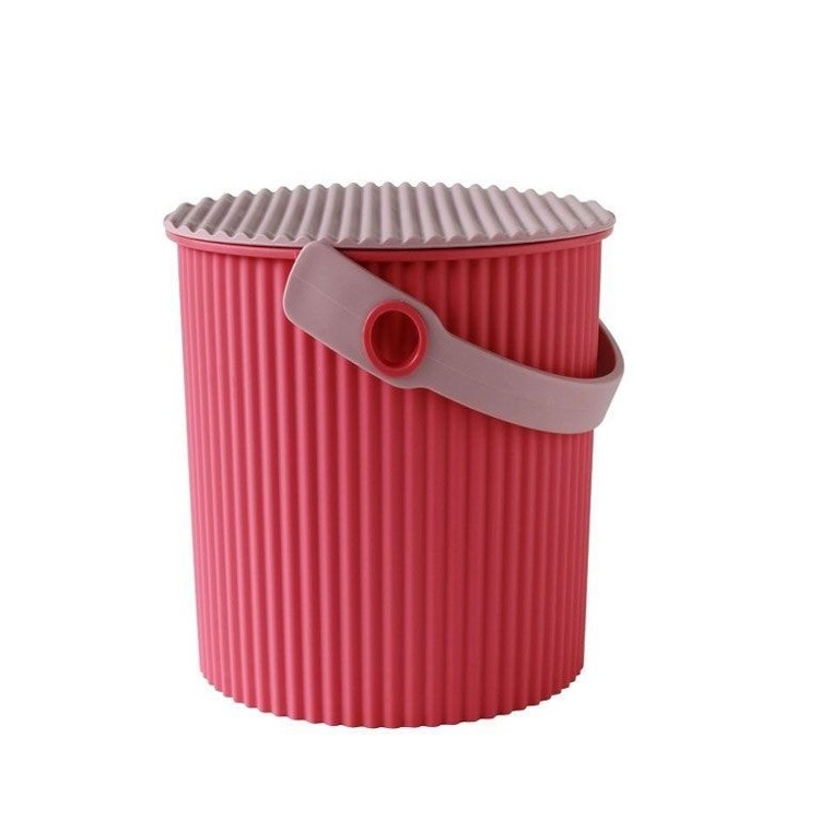 Bøtte med lokk 20L, Omnioutil, Cerise/Rosa