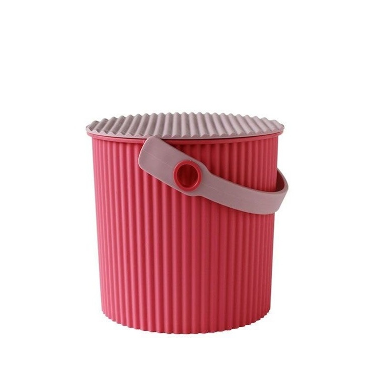 Bøtte med lokk 10L, Omnioutil, Cerise/Rosa