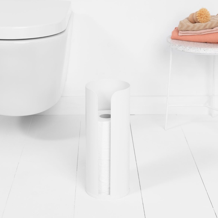 Toalettpapiroppbevaring, Brabantia, Hvit