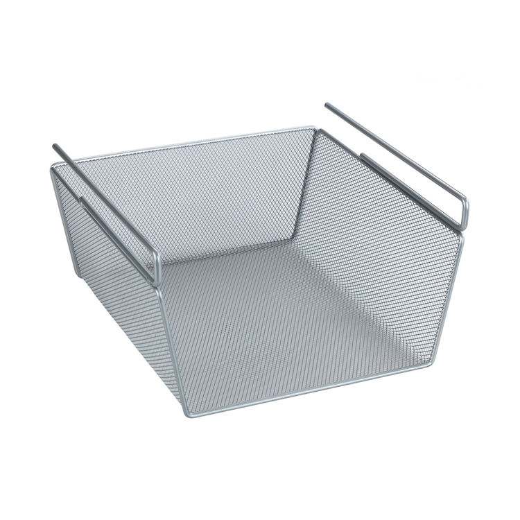 Hengende ekstrahylle i metall, 27,5 x 28 x 15 cm