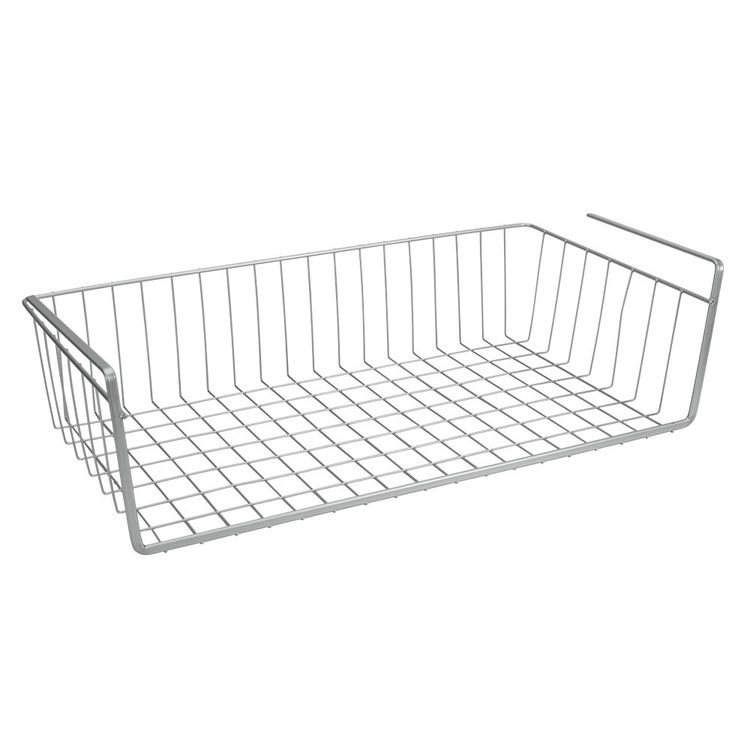 Hengende oppbevaringskurv, 50 cm, Metaltex, Sølv