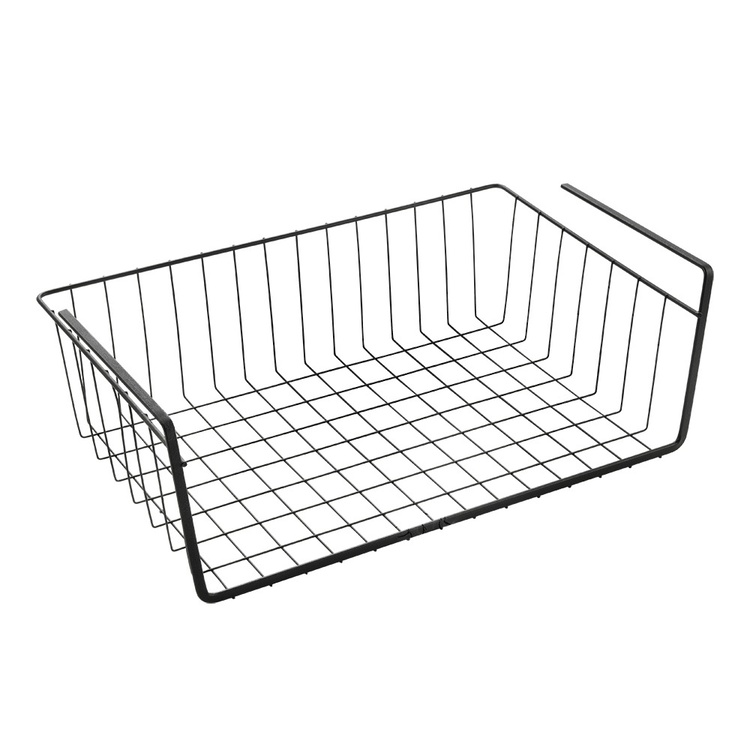 Hengende oppbevaringskurv, 40 cm, Metaltex, Svart