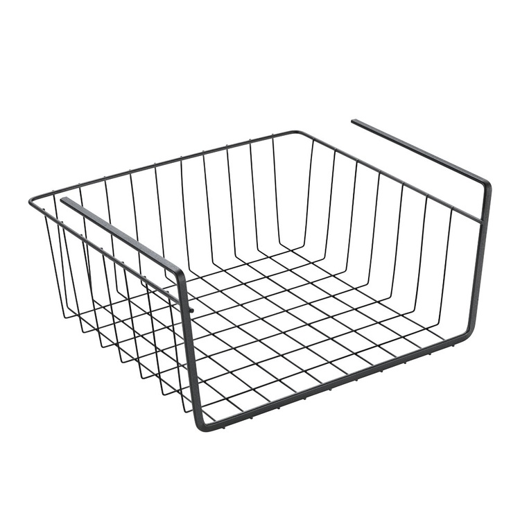 Hengende oppbevaringskurv, 30 cm, Metaltex, svart
