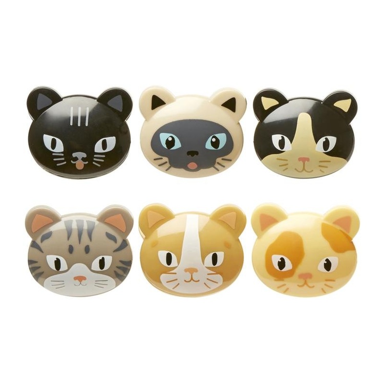 Poseklemmer 6-pack, Katter, Kikkerland