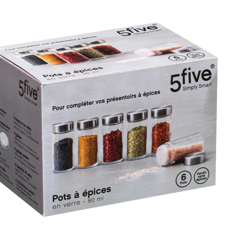 Krydderglass 6-pack, 5five