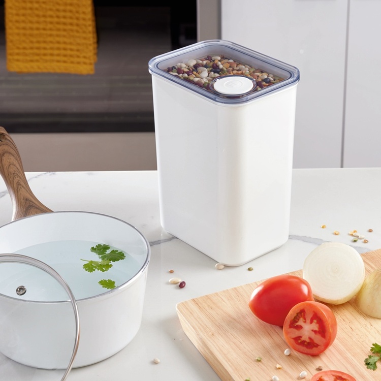 Oppbevaringsboks med flipplokk 4,3 L, iDesign