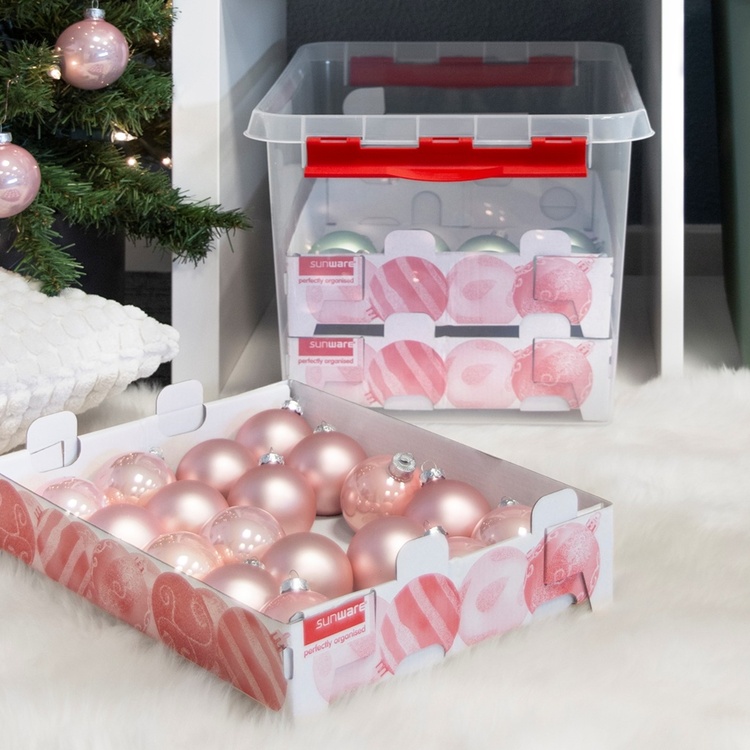 Boks for julepynt 22L, X-Mas