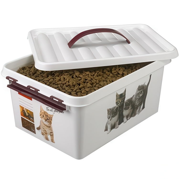 Oppbevaringsboks for hunde- og kattemat 15 L