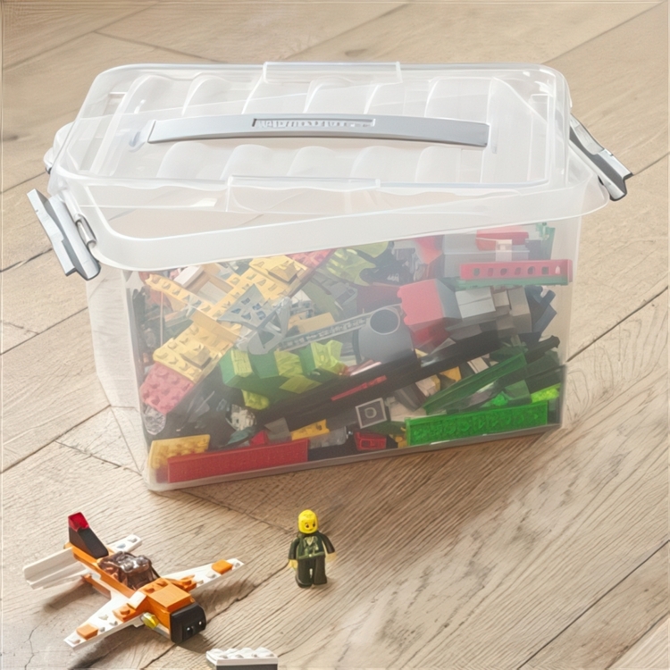Oppbevaringsboks med håndtak 6L, Q-Line