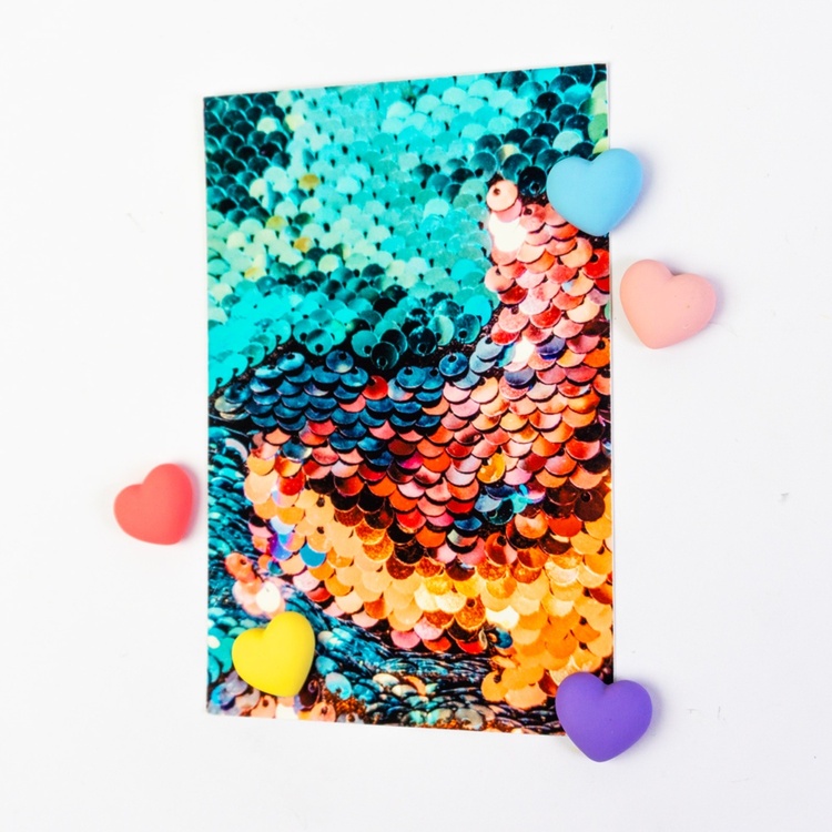 Magnetfigur 5-pack, Pastellhjerter