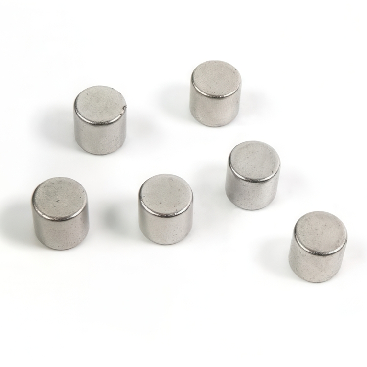 Minimagnet sylinder 6-pakning, Sølv