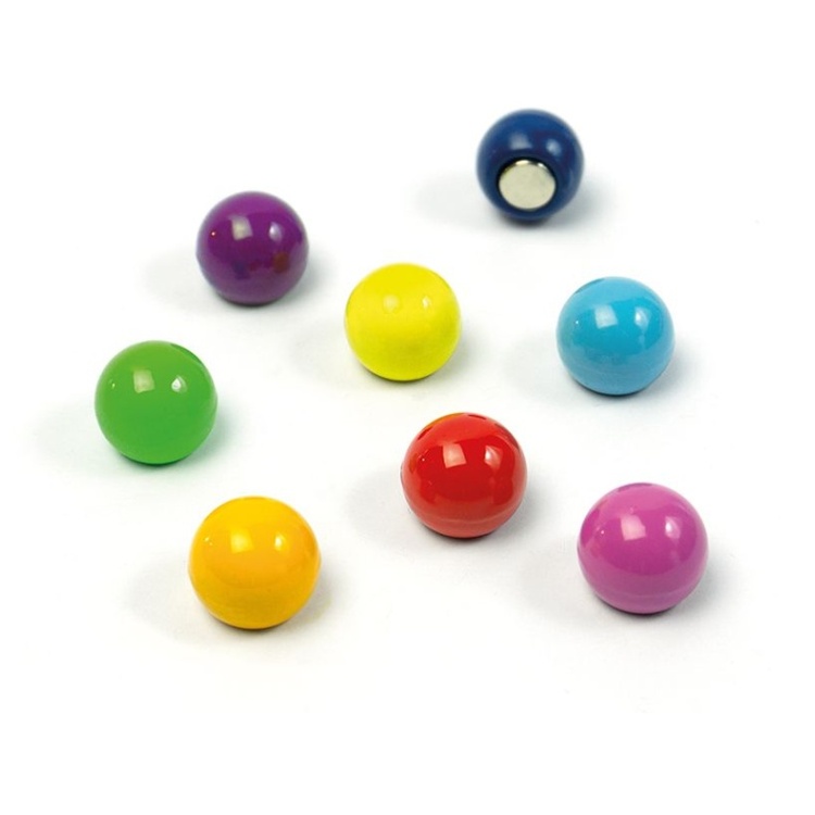 Magnetkuler 8-pack, Fargerike