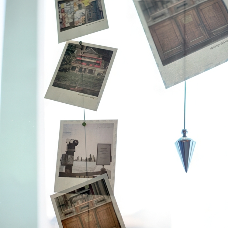 Magnetisk fotoholder med lodd og 8 magneter 150 cm