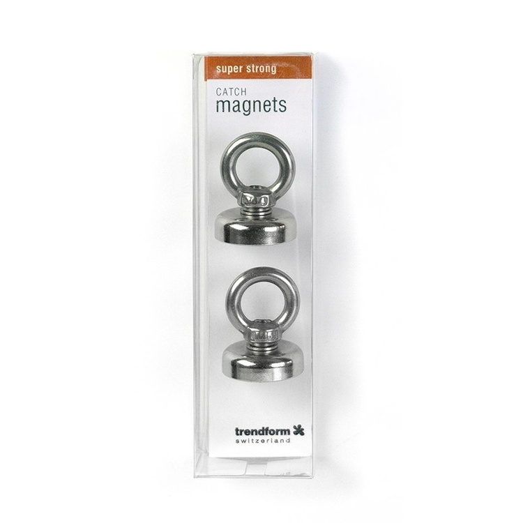 Liten magnet for magnetfiske, 2-pakk