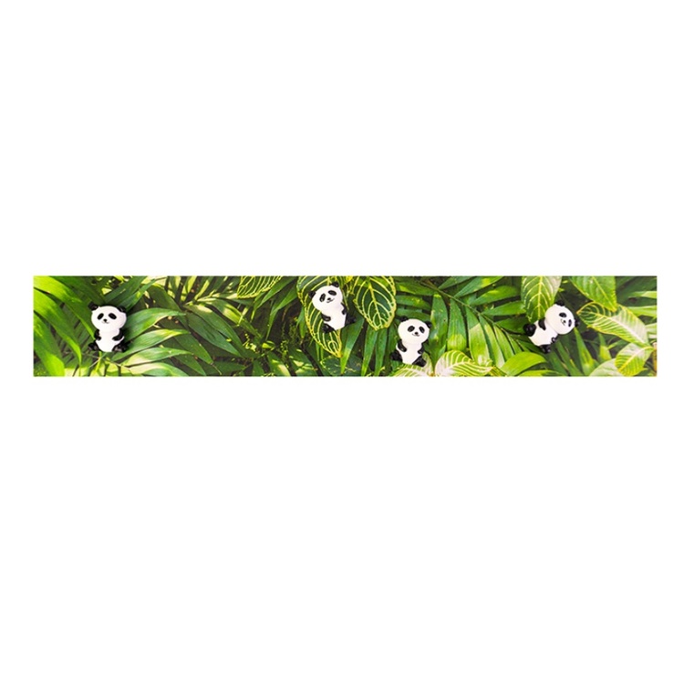 Magnetlist med 6 figurmagneter, 30 cm, Panda