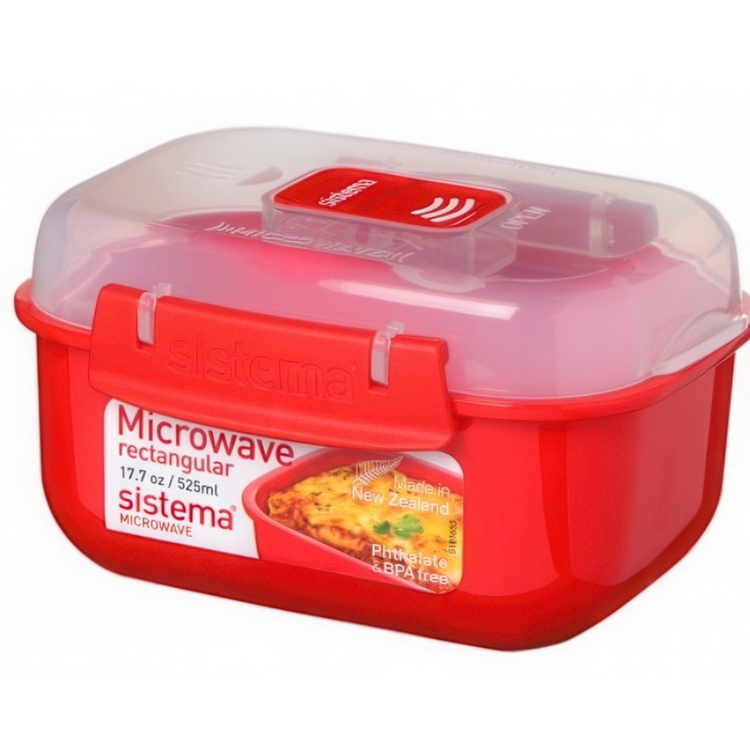 Matboks med dampventil 0,525 L, Sistema
