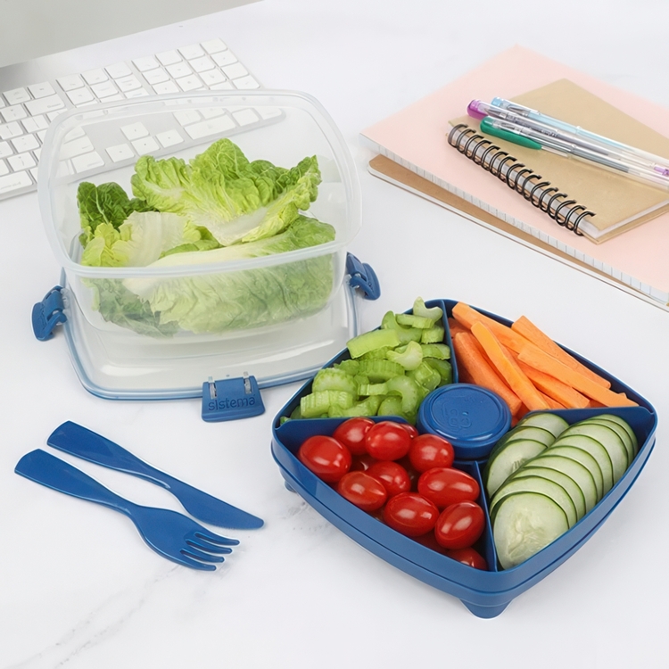 Matboks for salat 1,63 L, Sistema