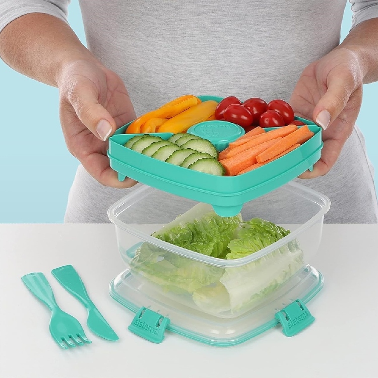 Matboks for salat 1,63 L, Sistema