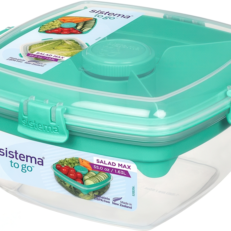 Matboks for salat 1,63 L, Sistema
