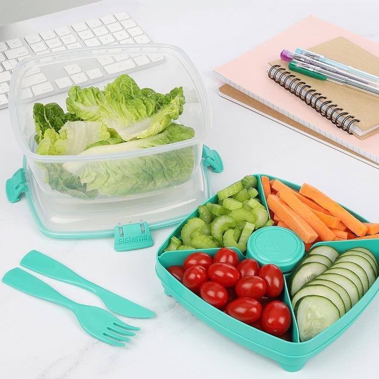 Matboks for salat 1,63 L, Sistema