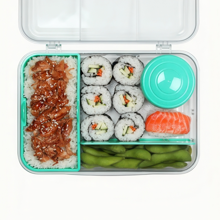 Bentoboks med rom og beger 1,48 L, Sistema