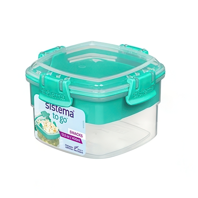 Snacksboks med innsats 0,4L, Sistema