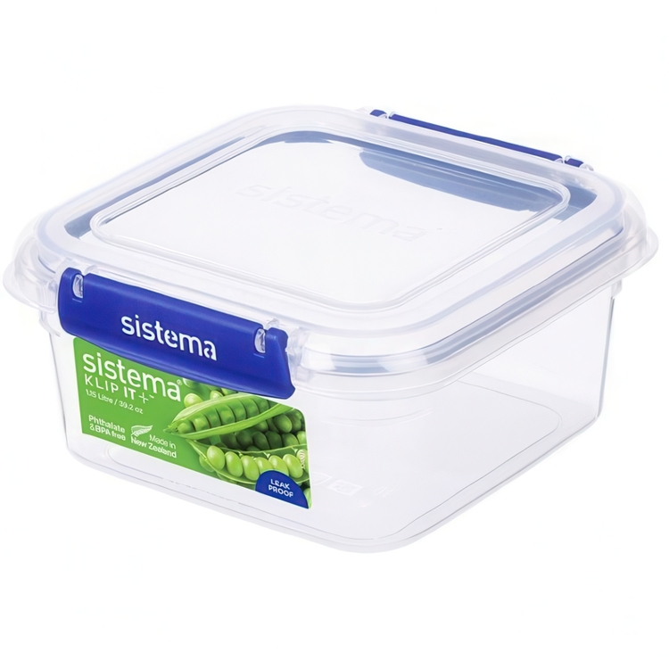 Kvadratisk matboks 1,15L, Sistema