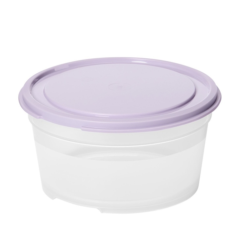 Liten matboks rund 0,45 L, SmartStore, Lilla