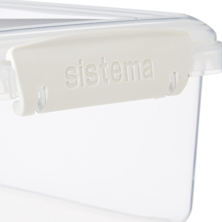 Todelt matboks 1L, Sistema, Hvit