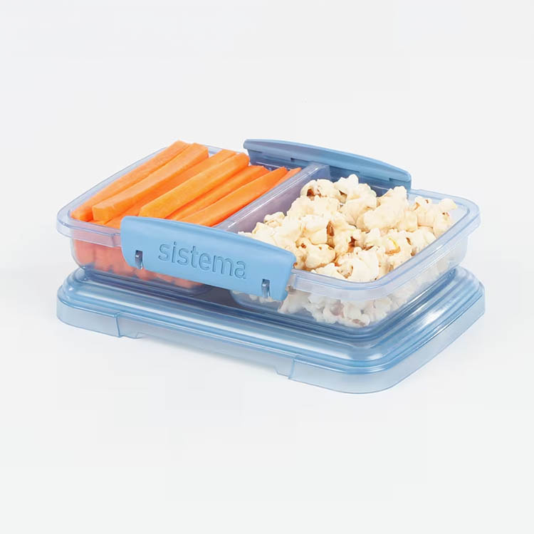 Todelt snacksboks 0,35 L, Sistema