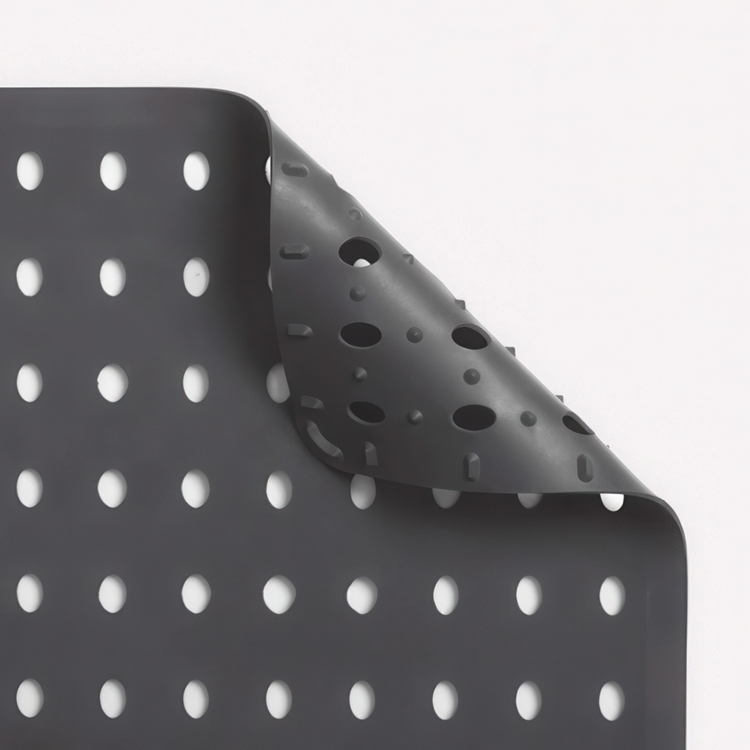 Beskyttelsesmatte for oppvaskkum i gummi, 41x32 cm