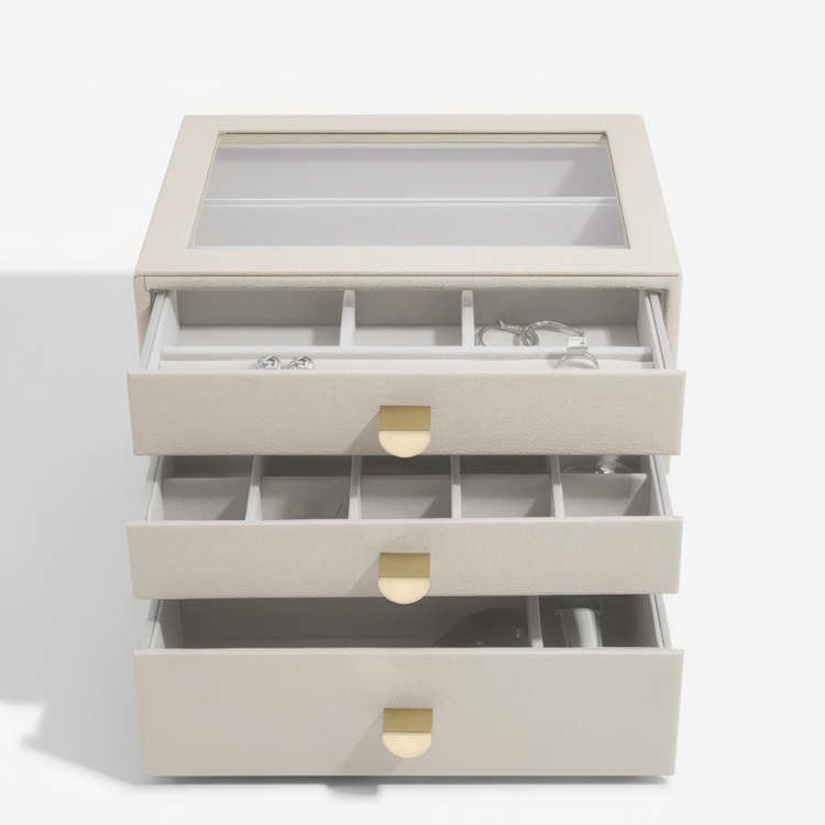Smykkeskrin 3 skuffer, Classic, Stackers