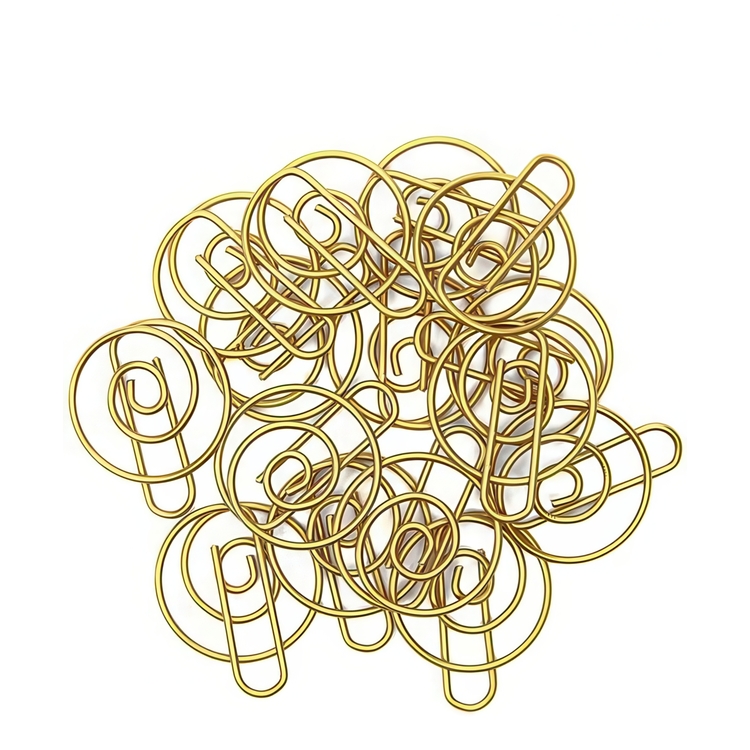 Runde binders SPIRAL, 15 stk., Monograph, messing