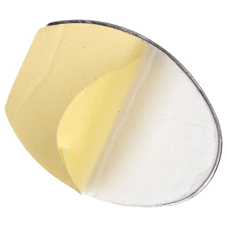 Selvklebende ovale kroker i metall 3-pack