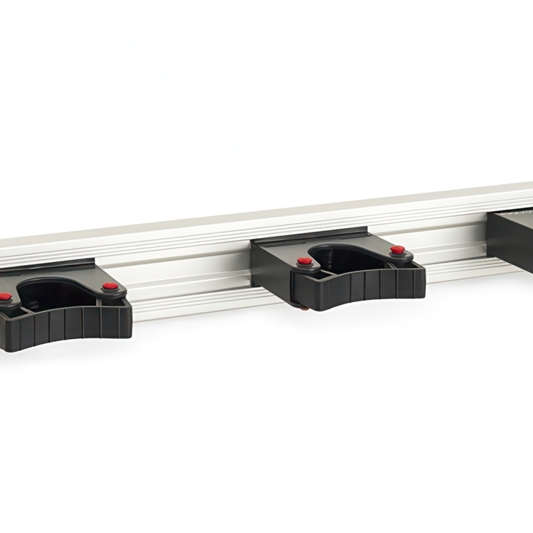 Skinne med 3 redskapsholdere 50 cm, Toolflex