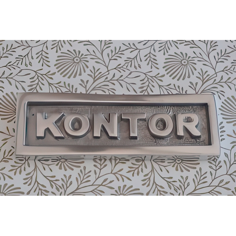 Metallskilt, Kontor