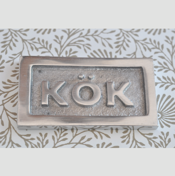 Metallskilt, Kjøkken