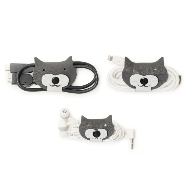 Kabelholder 3-pack, Katter, Kikkerland