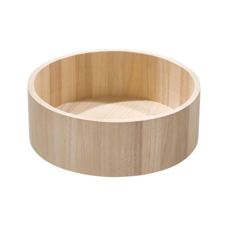 Dreiebrett med høy kant i tre, 26,7 cm