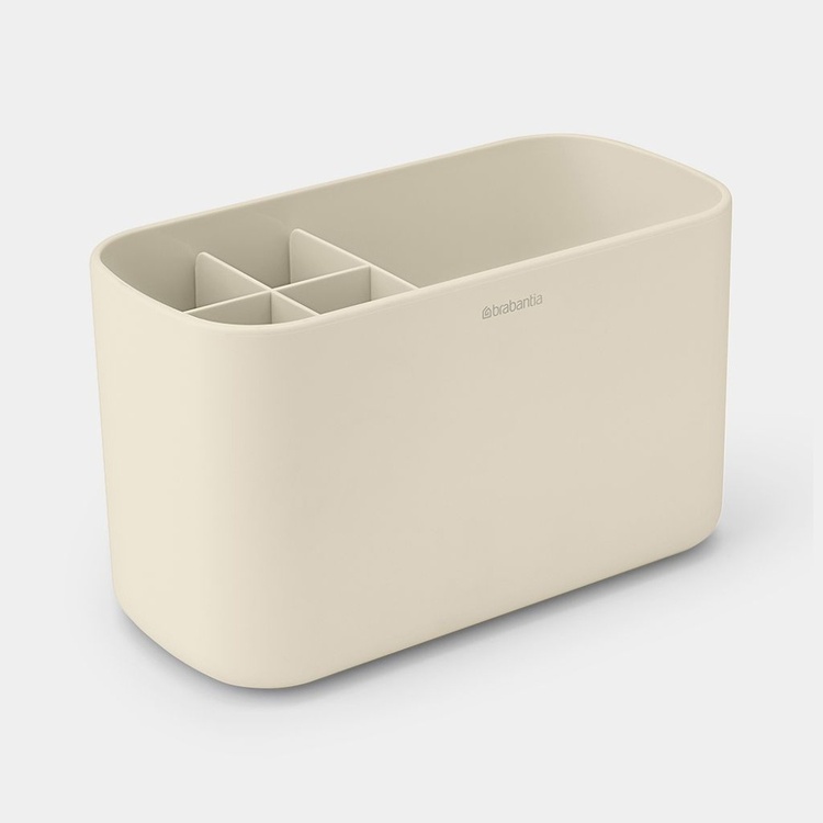 Stort tannbørsteglass med oppbevaring, Brabantia, Beige