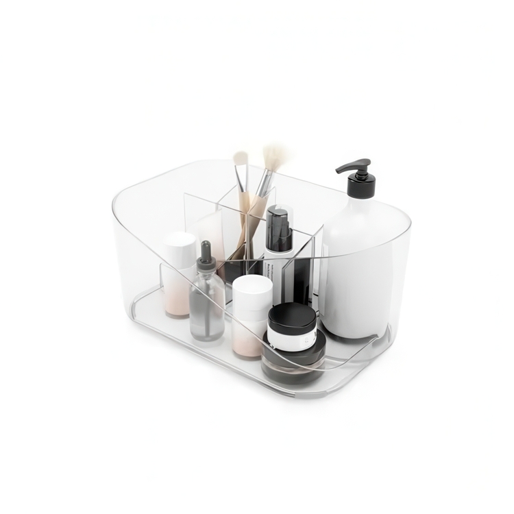 Sminkholder, UMBRA GLAM MAKE UP ORGANISER, 26,5 x 17 x H12,5 cm, Klar
