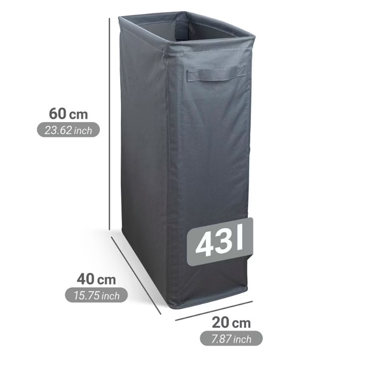 Smal vaskekurv 46L