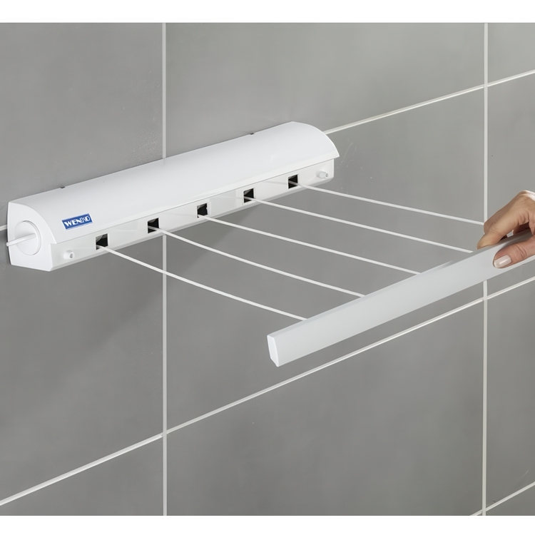 Uttrekkbar tørkesnor 21 m, Wenko