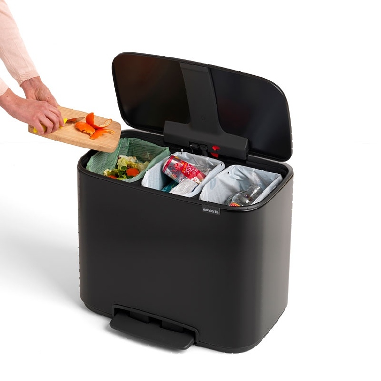 Resirkuleringsstasjon med 3 rom, Brabantia