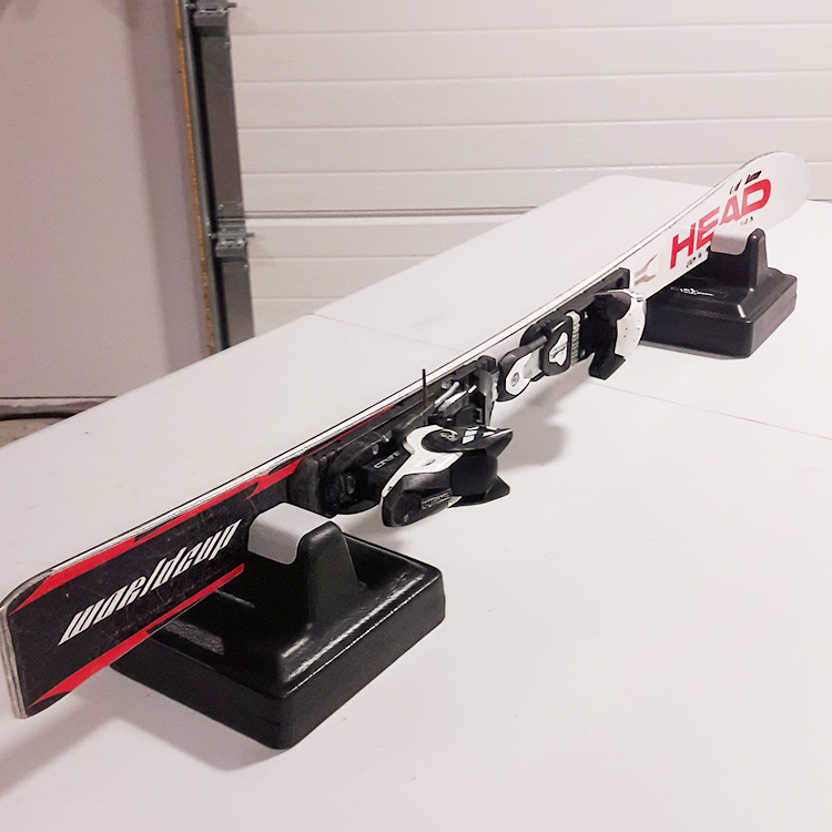 Portabelt smørestativ for alpinski