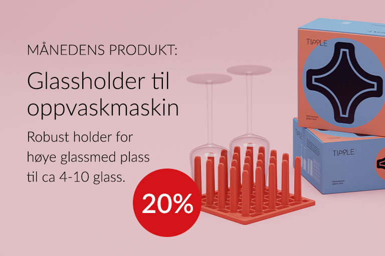 Månedens produkt: Glassholder til oppvaskmaskin